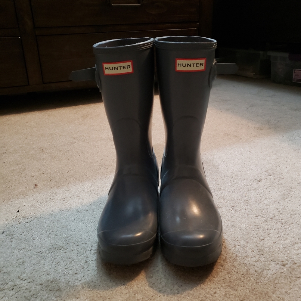 Gray Hunter Boots
